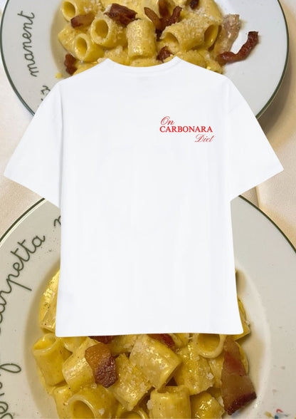 Carbonara shoulder drop T-shirt